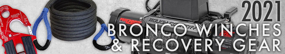 2021 Ford Bronco Winches & Recovery Gear