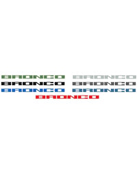 2025 Ford Bronco Stripes and Decals