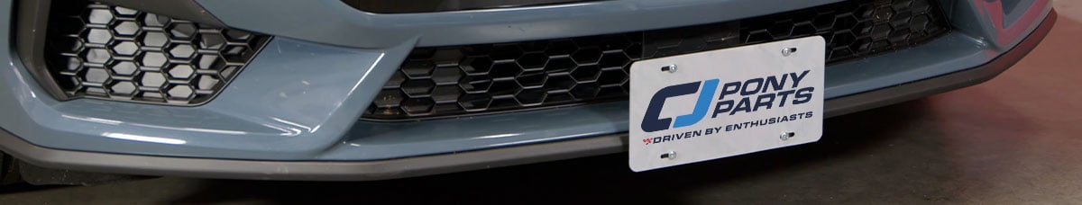 2025 Mustang Front License Plate Brackets