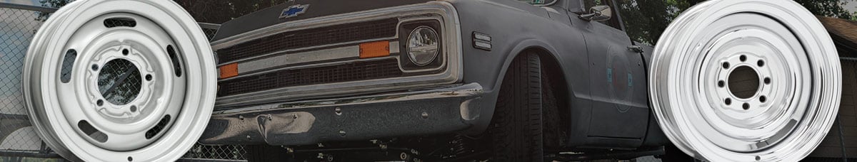 Chevy C10 Steel Wheels