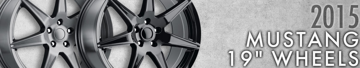 2015 Mustang 19" Wheels