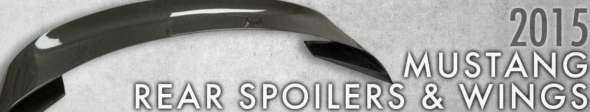 2015 Mustang Rear Spoilers & Wings