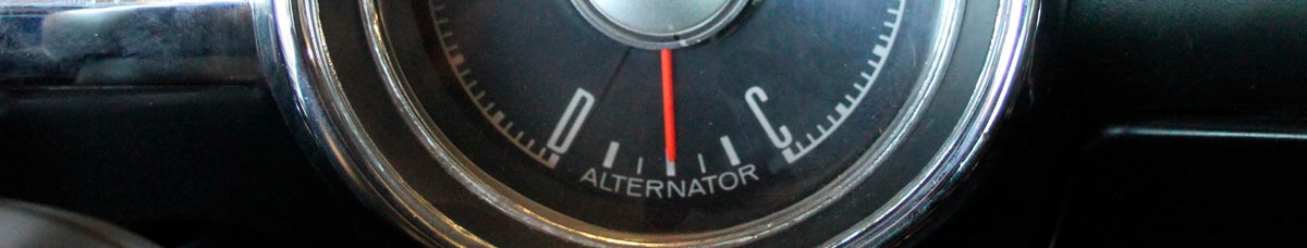 Mustang Alternator Gauges 