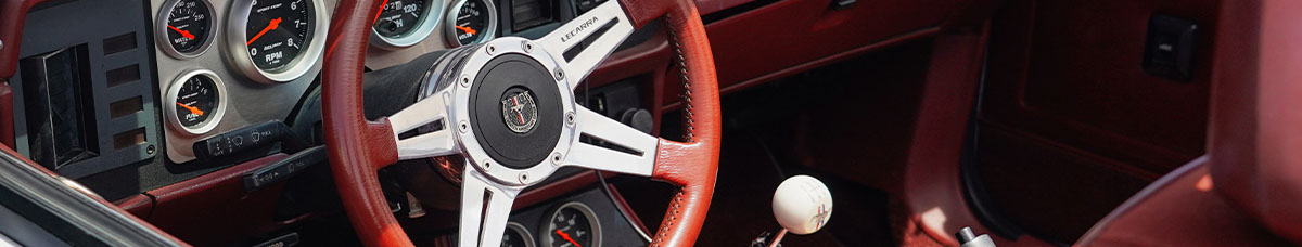 Mustang Leather Steering Wheel