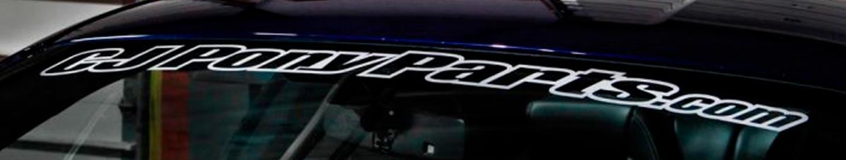 Windshield Decals Mustang Windshield Banner
