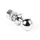Rugged Ridge Trailer Hitch Ball 2" Chrome With 1" Shank