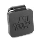 Rugged Ridge Receiver Hitch Plug Black Universal 2" With Rugged Ridge Logo