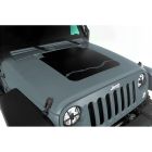 Rugged Ridge Hood Decal Black With Barbed Wire Logo Jeep Wrangler JK 2007-2018