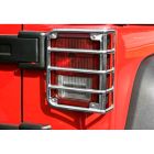 Rugged Ridge Light Guard Kit 8-Piece Chrome Jeep Wrangler JK 2007-2018