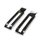 Rugged Ridge Tailgate Hinge Covers Chrome Pair Jeep Wrangler JK 2007-2018