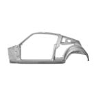 Dynacorn Door/Quarter Panel Frame Assembly In Weld-Thru Primer Driver Side Mustang Fastback 1965-1966