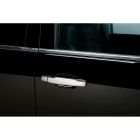 PUTCO Exterior Door Handle Cover Chrome Pair Standard/Double Cab Without Passenger Side Key Hole Chevrolet Silverado/GMC Sierra 2014-2018