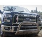 LUND Bull Bar With LED Light Bar/Wiring Stainless Steel Polished F-150 2004-2018