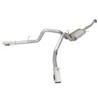 aFe Cat-Back Exhaust System Mach Force-Xp 3" Stainless Steel Dual Side Exit With Polished Tips 2.7L/3.5L EcoBoost F-150 2015-2020