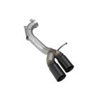 aFe DPF-Back Exhaust System 3-1/2" Stainless Steel Rebel Series With Dual Black Tips 3.0L Power Stroke F-150 2018-2020