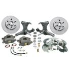 Classic Performance Products 6 X 5.5" Lug Front Disc Brake Kit Chevy C10 60-62 w/ OE 2-1/2" Drop Spindles