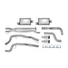 Gibson Cat-Back Exhaust System 3" Dual Rear Exit Stainless Steel With 5" Polished Tips Supercrew F-150/Raptor 2017-2020