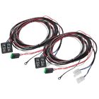 Power Window Kit With Black Console Switches Mustang Coupe/ Convertible 1969-1970