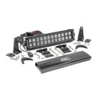 Rough Country Cree LED Light Bar 12" Dual Row Black Series