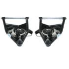 Classic Performance Products Lower Tubular Control Arm Gloss Black Powder Coated Pair For Air Bags Chevrolet C10 1971-1987