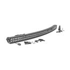 Rough Country Cree LED Light Bar Curved 50" Dual Row Black Series