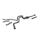 Flowmaster Cat-Back Exhaust System American Thunder Stainless Steel 3" Dual Rear/Side Exit With 3" Tips 4.6L/5.0L/5.4L F-150 2009-2013