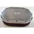 CJ Classics Air Cleaner Oval Eliminator 15" X 2" With Polished/Satin Finish
