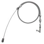 Lokar Accelerator Cable Stainless Steel Mustang AOD Transmission/ 5.0 EFI 1965-1970