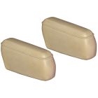 Arm Rest Pad Rear Seat Parchment Pair Bronco 1968-1977