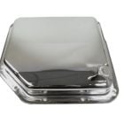 CJ Classic Trucks Transmission Pan Steel Chrome For Turbo 350 Automatic Transmission