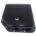 CJ Classic Trucks Turbo 350 Automatic Transmission Pan Steel Deep Finned Black Chevrolet C10 1960-1987