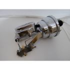 CJ Classic Trucks Brake Booster Conversion Kit 7" Chrome With 1" Bore Smooth Master Cylinder Automatic Transmission Chevrolet C10 1960-1966