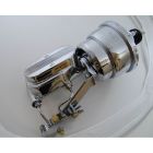 CJ Classic Trucks Dual Brake Booster Conversion Kit 8" Chrome With 1" Bore Finned Master Cylinder Automatic Transmission Chevrolet C10 1960-1966
