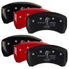 MGP Brake Caliper Cover Shelby Cobra GT500 With Snake Logo Rear Pair Mustang 2005-2014