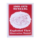 Jim Osborn Reproductions Exploded View Illustration Manual Mustang 1969-1970
