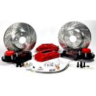 Brake System 13 Inch Front Track4 Red 74-78 Mustang II BAER Brakes