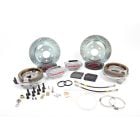 Baer Brakes Rear Brake System SS4 12" Silver With Park Brake For 5 X 5 Bolt Pattern/ Ford 8"/ 9" Small Bearing Rear End