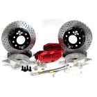 Brake System 11 Inch Rear SS4+ Deep Stage Fire Red 8.8 Inch C Clip BAER Brakes