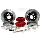 Brake System 11 Inch Rear SS4+ No Park Brake Red Ford 9 Inch BAER Brakes