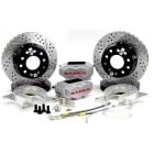 Brake System 11 Inch Rear SS4+ No Park Brake Silver Ford 9 Inch BAER Brakes