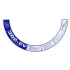 Jim Osborn Reproductions Decal Air Cleaner Regular Fuel 302 2V Bronco 1973
