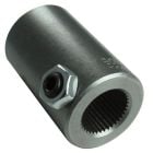 Borgeson Steering Coupler Steel For 11/16"-36 X 3/4" Smooth Bore