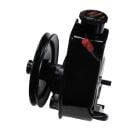 Borgeson Power Steering Pump Saginaw Self-Contained Black With Top Return Tube