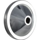 Borgeson Power Steering Pump Pulley 4-5/8” Polished 1-Row Keyway