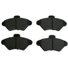 Baer Brakes Disc Brake Pad Decelapad Front Set Mustang V6/GT 1994-1998