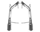 ACCELATEC Axle-Back Exhaust Kit Race SS W/ 4" Polished Tips GT/Boss 2011-2014