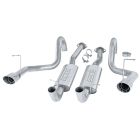 Borla Cat-Back Exhaust System 2-1/2" Stainless Steel Mustang V8 1994-1995