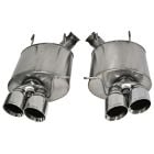 Corsa Axle-Back Exhaust System 3" Stainless Steel Sport With Polished Tips GT500 Mustang 2013-2014