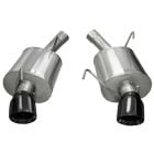 Corsa Axle-Back Exhaust System 2-1/2" Stainless Steel Sport With 4" Black Tips GT/GT500 Mustang 2005-2010