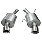 Corsa Axle-Back Exhaust System 2-1/2" Stainless Steel Xtreme Polished Mustang GT 2005-2010/GT500 2007-2010